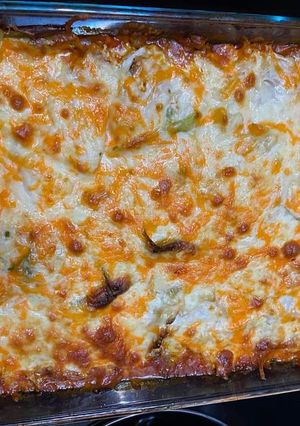 A picture of Beef lasagna recipe.