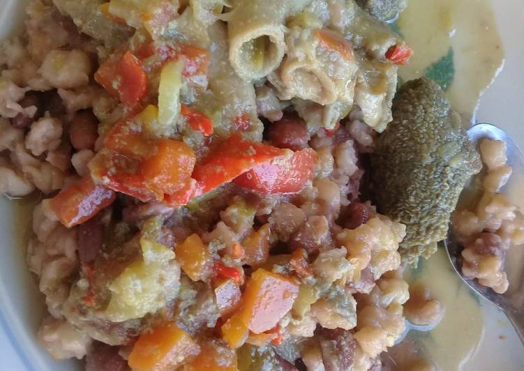 Easiest Way to Make Super Quick Homemade Tripe with peppers