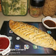 A picture of Chicken bread.