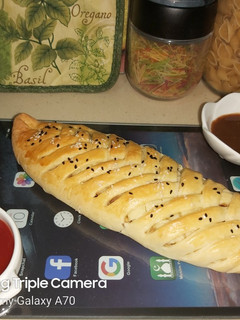 A picture of Chicken bread.
