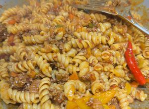 Gambar Pasta Goreng Pedas