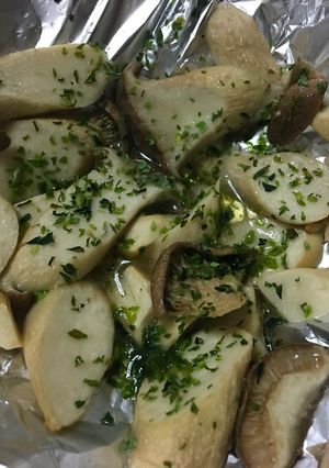 烤杏鮑菇 的食譜成品照片