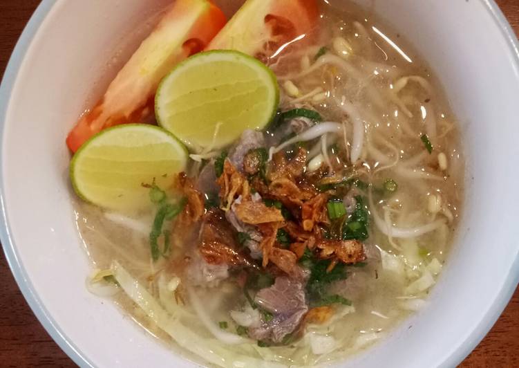 Resep Soto Daging bening Anti Gagal