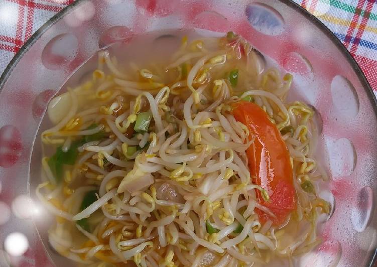 makanan Sayur taoge simpel banget Jadi, tidak cukup satu