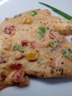 Una foto de Filetes de pescado en salsa cremosa