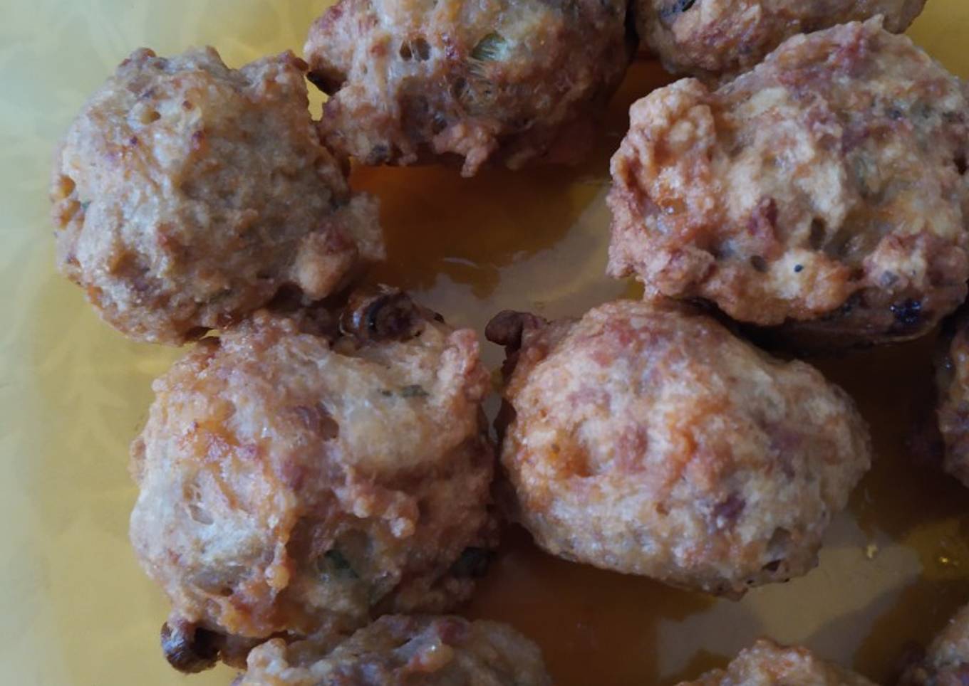 Bakso goreng babi/Ayam+ udang (pasti sukses)