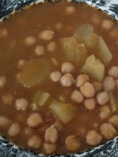 Una foto de Potaje de garbanzos