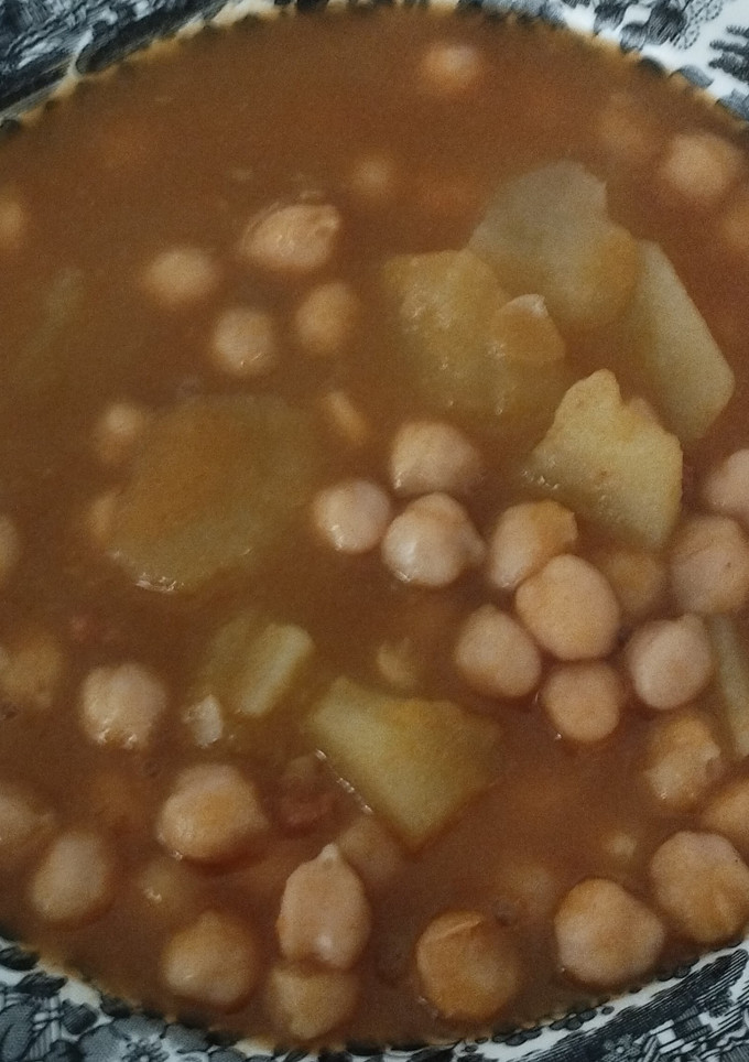 Una foto de Potaje de garbanzos