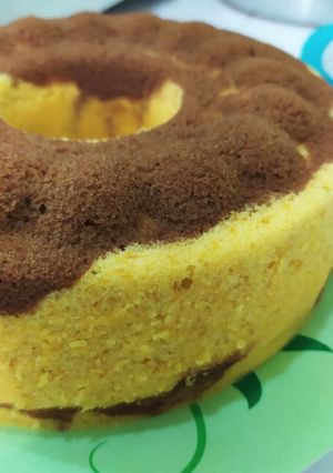 Foto resep Bolu labu kuning / steamed pumpkin cake / Cake labu kukus