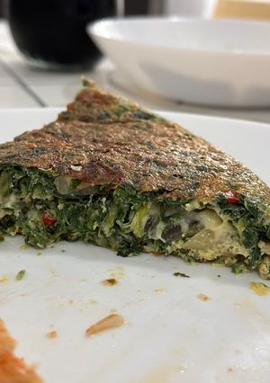 Una foto de Tortilla de Espinaca