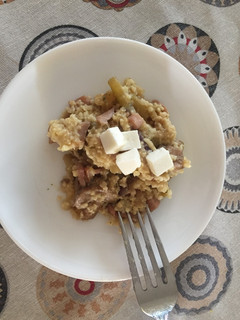 Una foto de Mijo con verduras