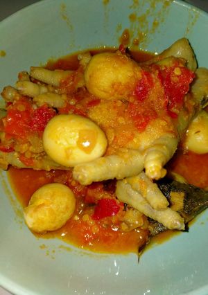 Foto resep Balado ceker telur puyuh