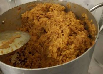 Easiest Way to Make Delicious Jerof Rice with Goat meat
