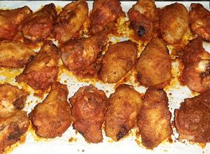 Una foto de Buffalo Wings al horno