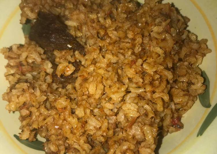 Step-by-Step Guide to Prepare Super Quick Homemade Brown Jollo Rice