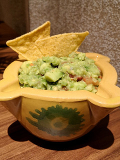 Una foto de Guacamole sencillo