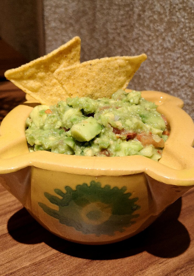 Una foto de Guacamole sencillo