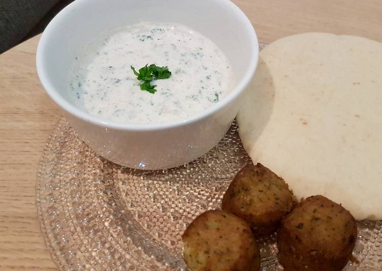 Recette Parfait Sauce blanche falafel