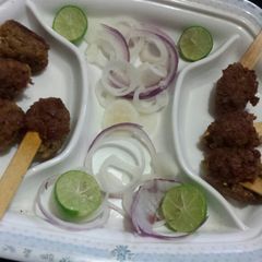 A picture of Lolly pops kabab.