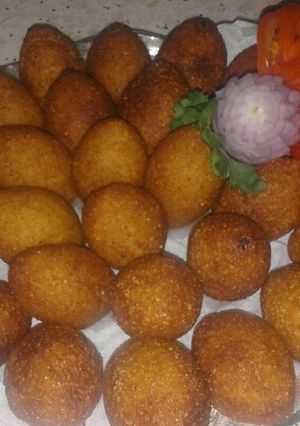 A picture of Fried Kibbeh Without Meat Paste or Machine.