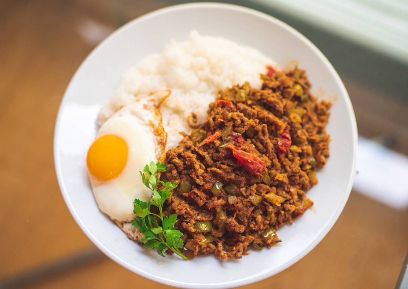 Japanese-style dry keema curry