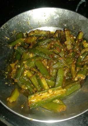 A picture of Bhindi masala.