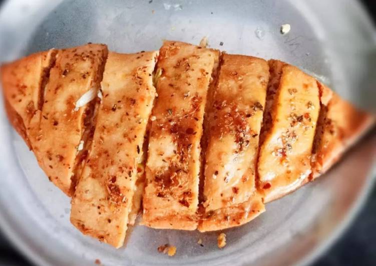 Dominos Style Stuffed Garlic Bread Without Yeast