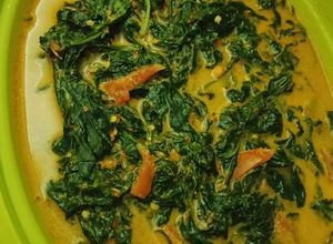 Foto resep Santen daun lumai