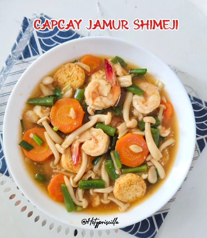 Foto resep Capcay Jamur Shimeji