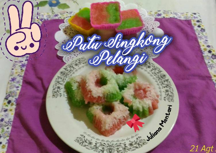 Putu Singkong Pelangi