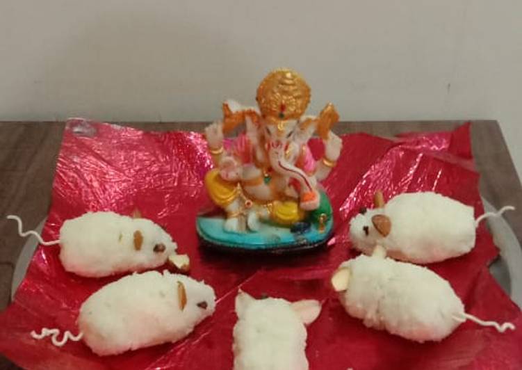 Recipe of Homemade Coconut mice mithai