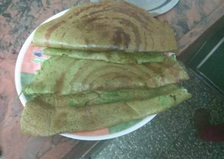 Rj special Healthy green moong dal dosa