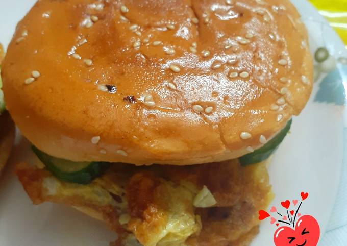 Street style andey wala bun kebab Recipe