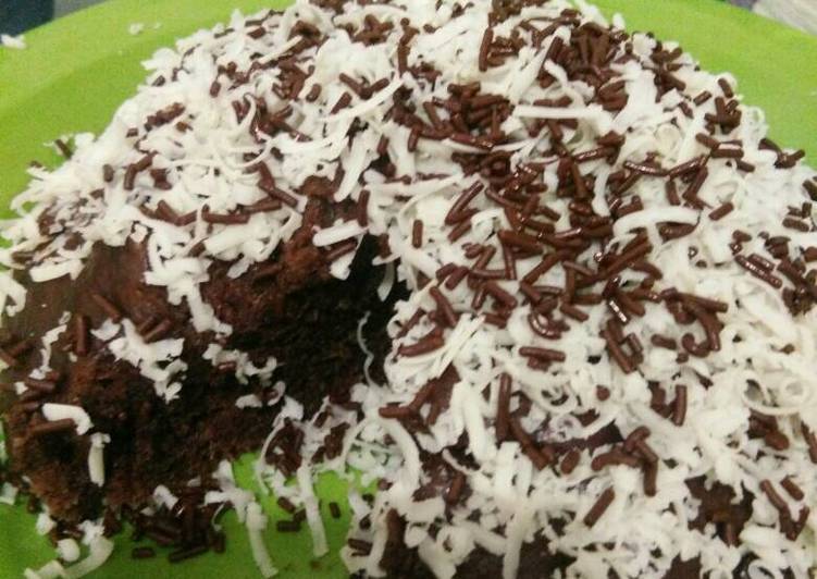 Brownis pisang lembut tanpa telur