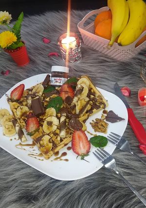 صورة لوصفة الڨوفر (الوافل)
