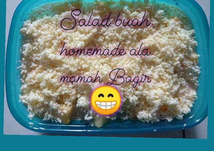 Cara Siapkan Makan di DimeSalad Buah Simple