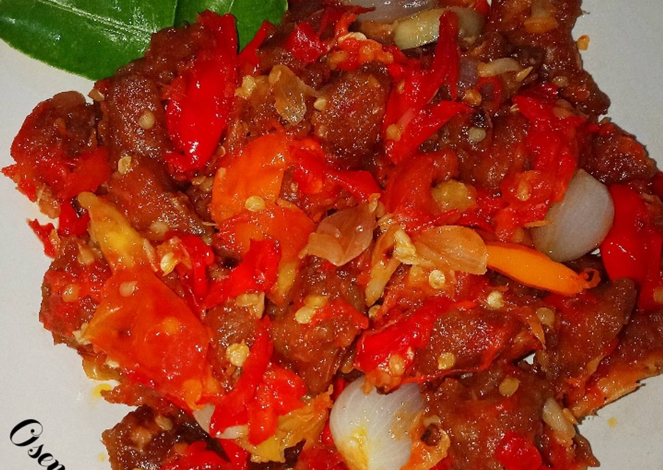 Oseng Mercon Daging Sapi