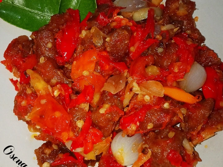 Langkah Mudah untuk Membikin Resep Oseng Mercon Daging Sapi yang Uenak Anti Ribet, Sempurna