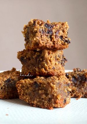 Foto resep Kue Zukini (Zucchini Blondies)