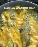 Ikan Gelama Masak Lemak Cili Api