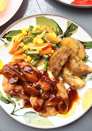 Foto resep Steak Tempe Kornet Saus Jamur