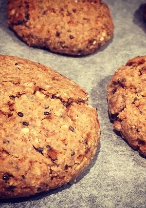 Una foto de Galletas de chía y sésamo