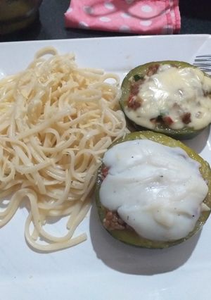 Una foto de Zapallitos rellenos