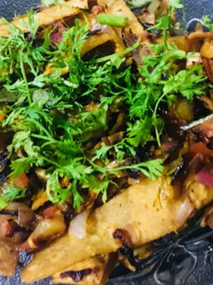 A picture of Chapati Stir Fry.