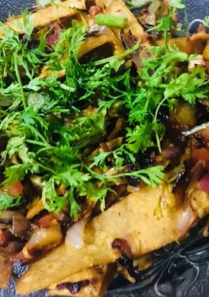 A picture of Chapati Stir Fry.