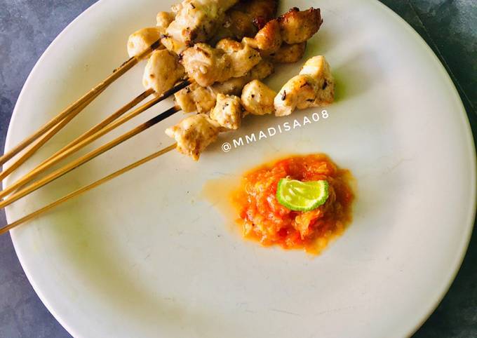 Cara Memasak Sate Taichan (Sambal Bawang Limau) Enak