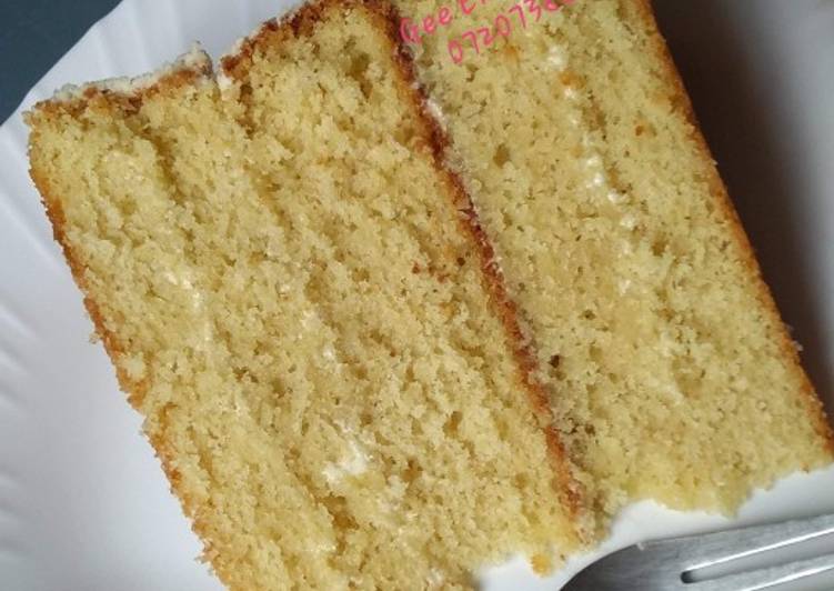 How to Prepare Speedy Spongy vanilla cake