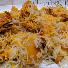 Chicken "BBQ" Biryani A picture of Chicken "BBQ" Biryani.