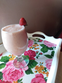 A picture of Banana smoothie.