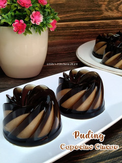 Foto resep 605.Puding Capucino Cincau